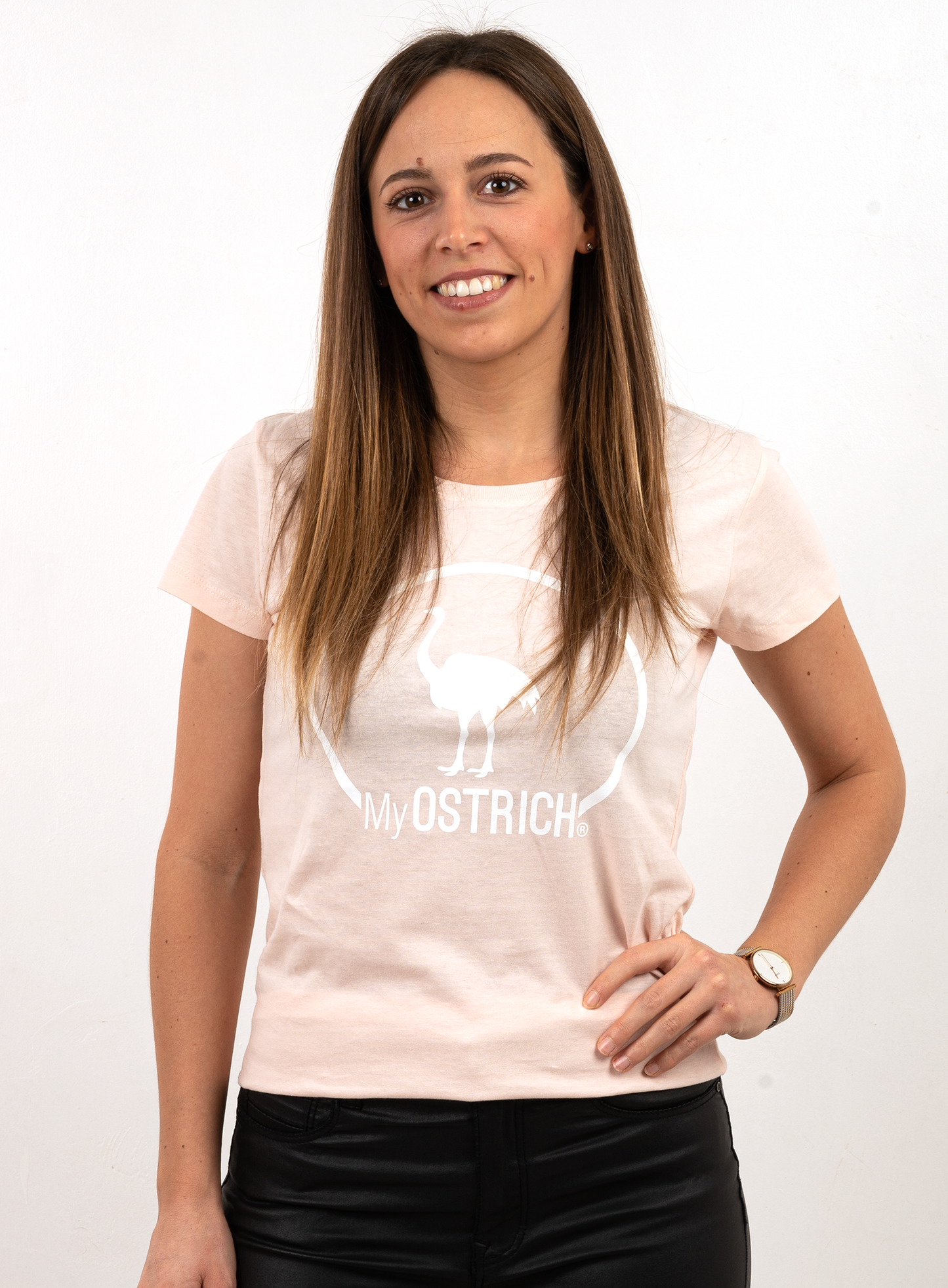 Camiseta BIO creamy pink (mujer)