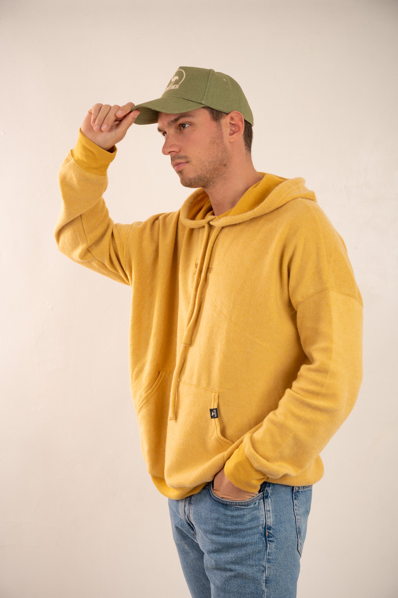 Sudadera SURF mostaza (unisex)