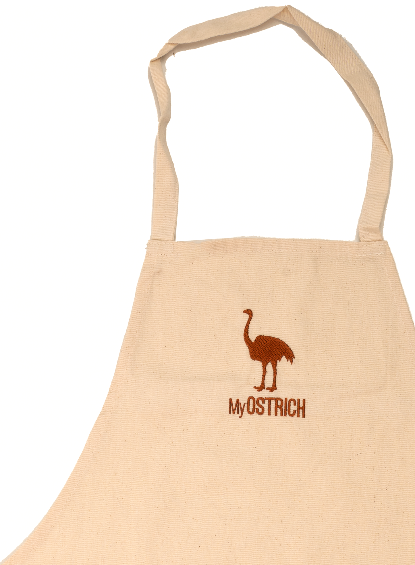 Delantal ESENCIAL orgánico color Crudo (unisex)