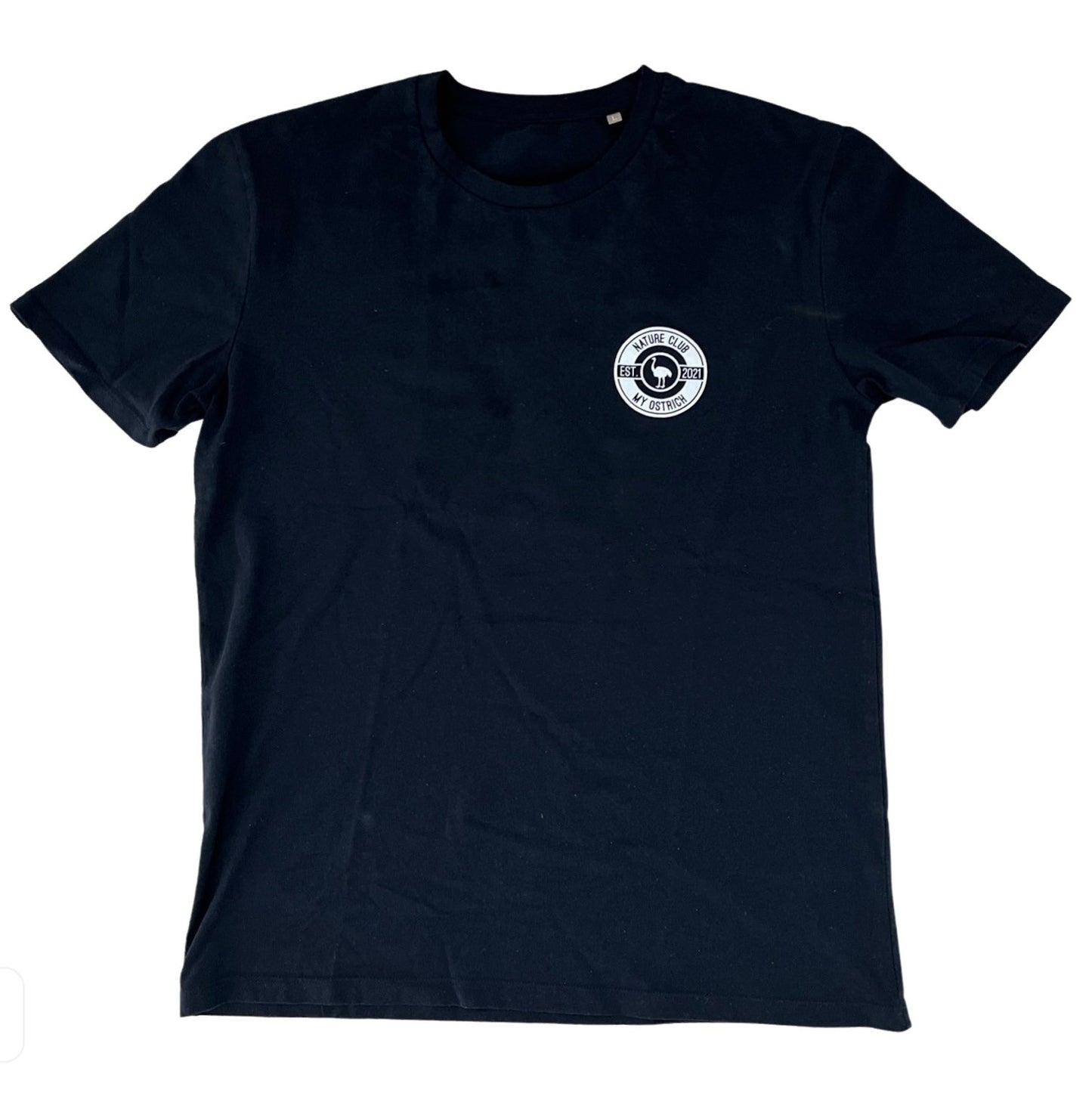 Camiseta UNISEX azul marino NATURE CLUB orgánica