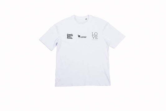 Camiseta OVERSIZE UNISEX color BLANCO Ogánica