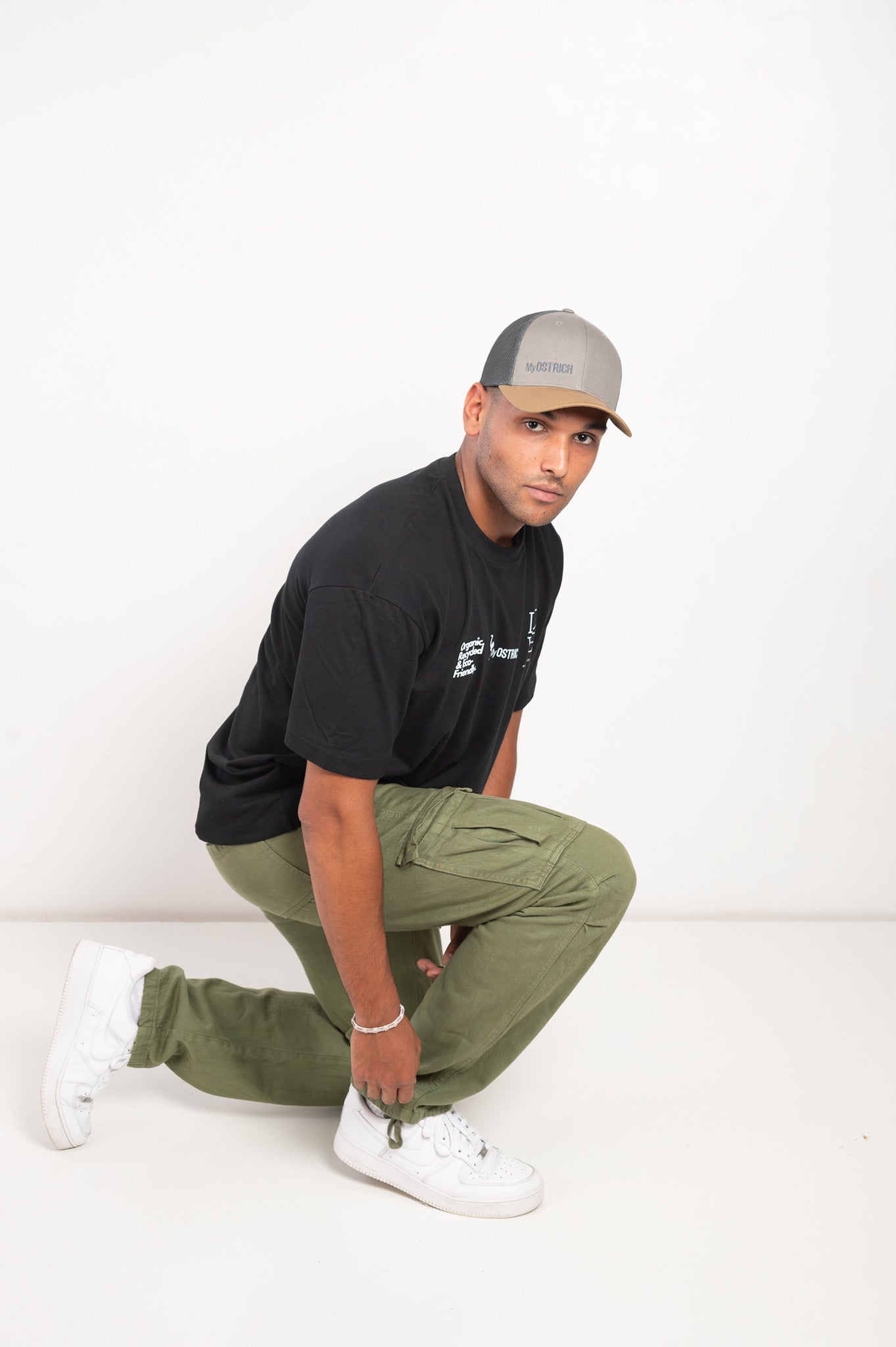 Camiseta OVERSIZE UNISEX color NEGRO Ogánica