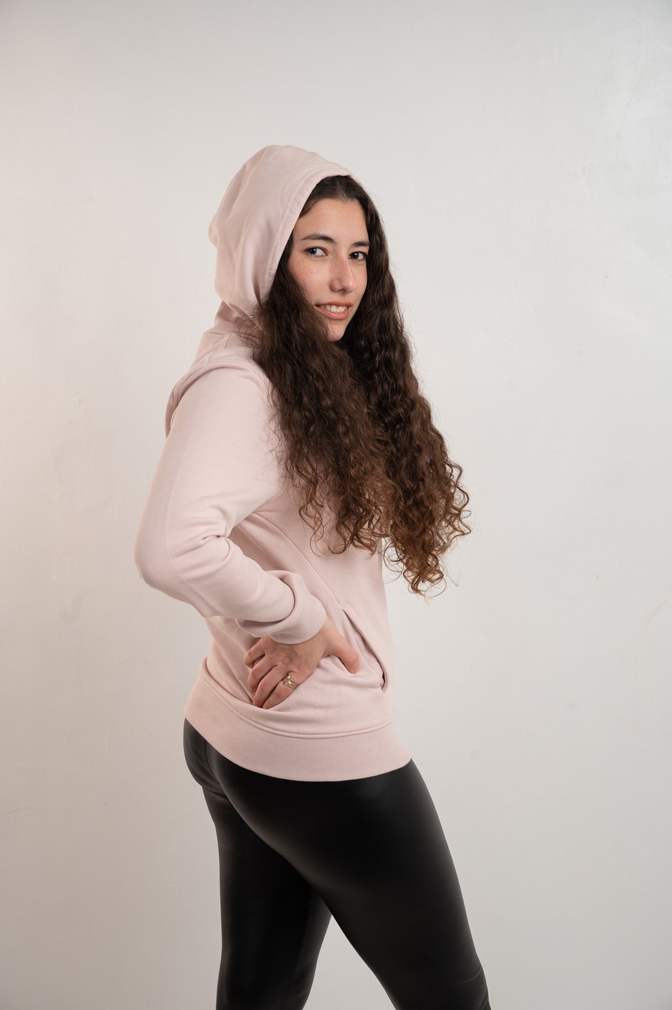 Sudadera ORGANIC soft rose (unisex)