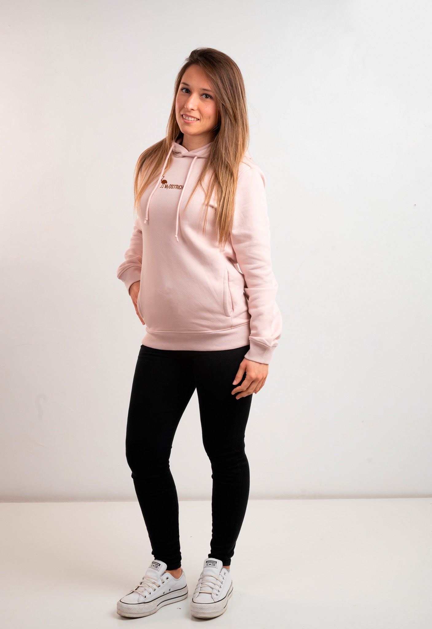 Sudadera ORGANIC soft rose (unisex)