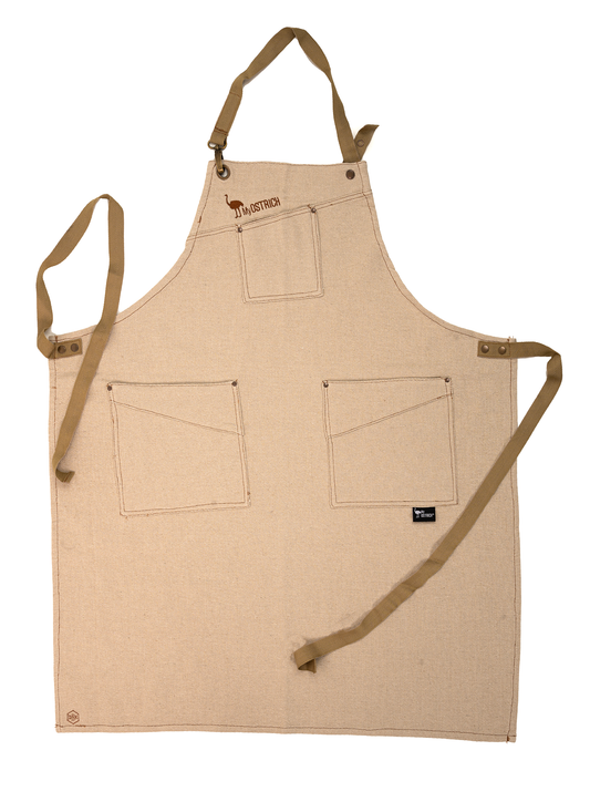 Delantal premium color crudo