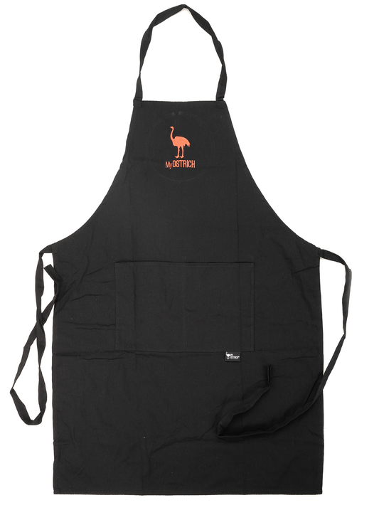 Delantal ESENCIAL orgánico color Negro (unisex)