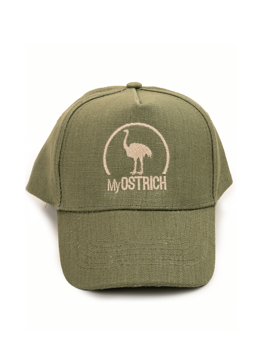 Gorra cañamo 100% , color verde