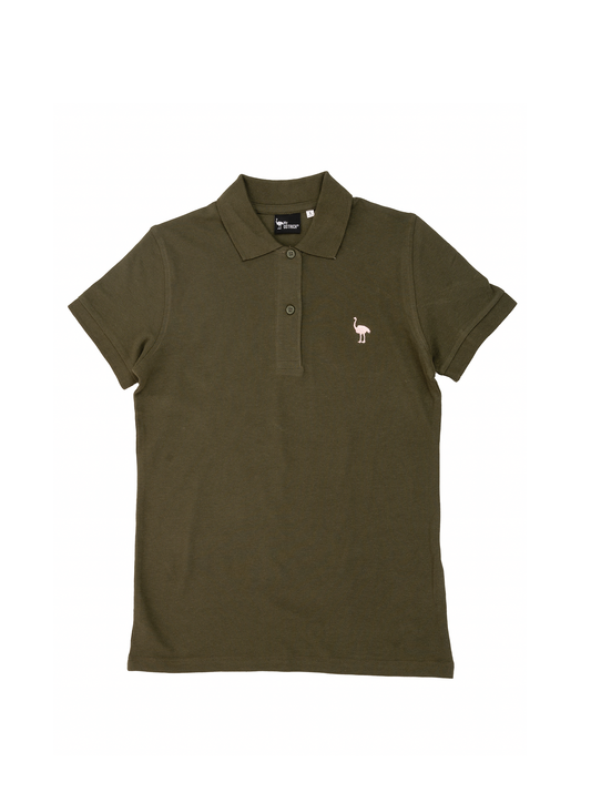 Polo Mujer 100% algodón orgánico - color urban khaki