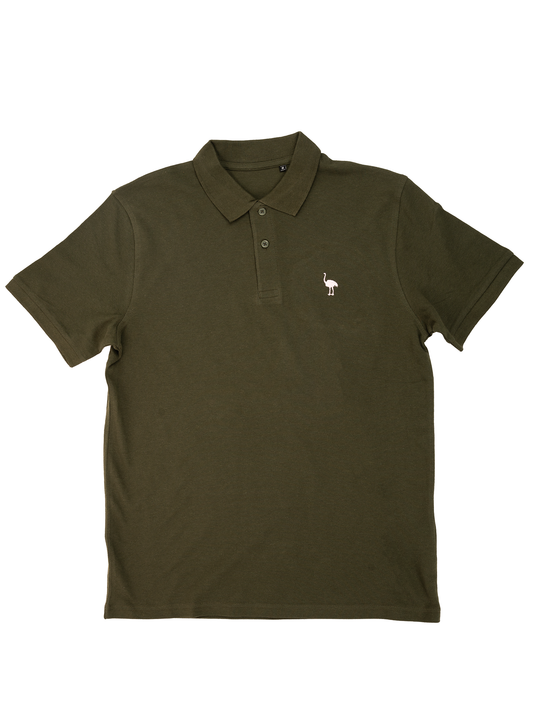 Polo hombre 100% algodón orgánico - color urban khaki