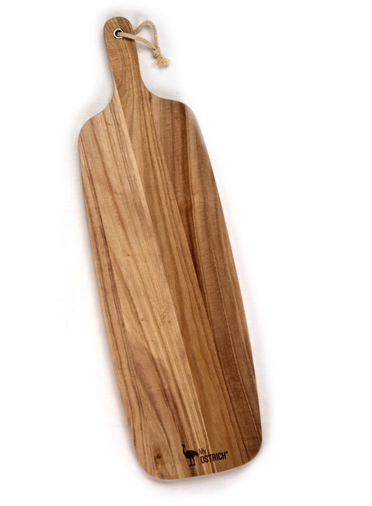 Tabla de servir grande de madera 63 X 18.5 X 1 CM