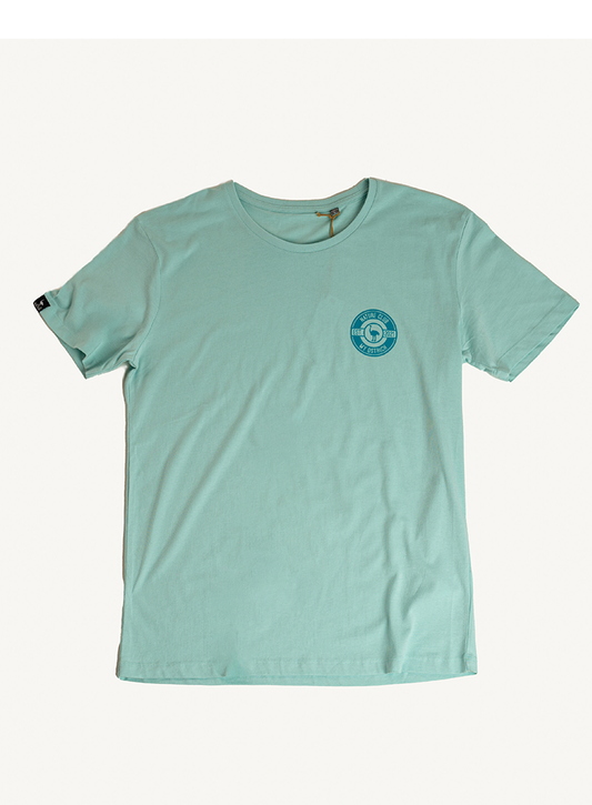 Camiseta turquesa NATURE CLUB orgánica (Niño/a)