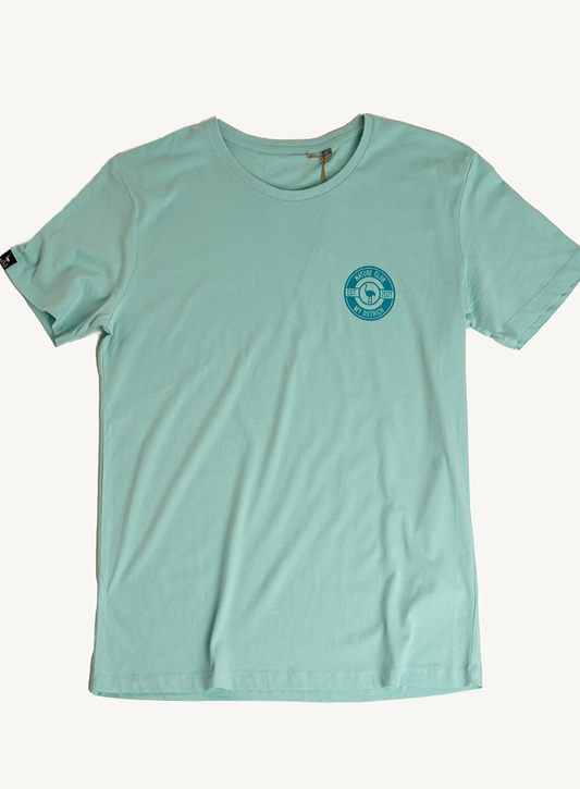 Camiseta turquesa NATURE CLUB orgánica (Hombre)